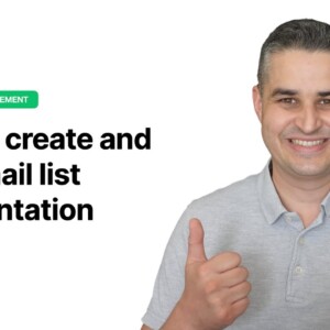 How to create and use email list segmentation - MailerLite tutorial