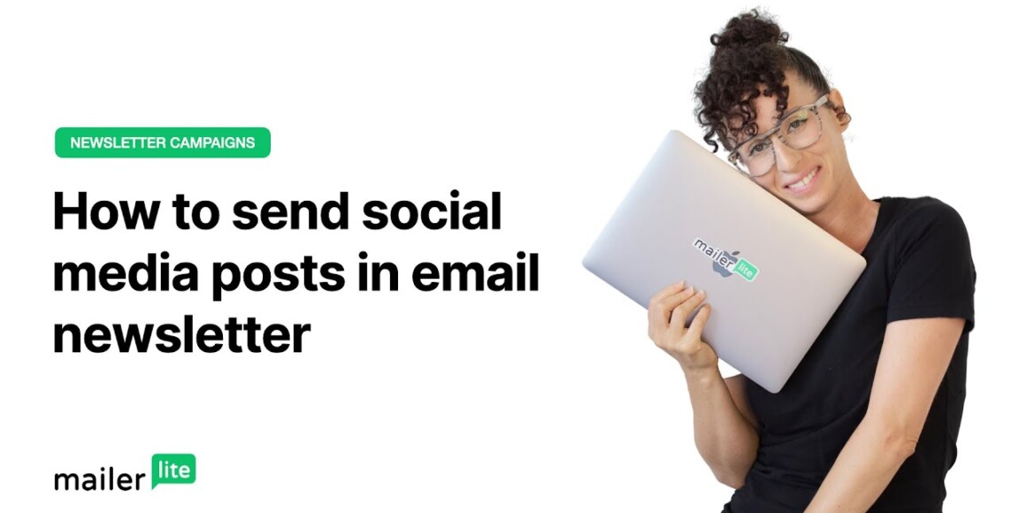 How to send social media posts in an email newsletter