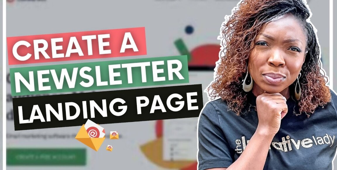 How to set up the Landing Page for your newsletter