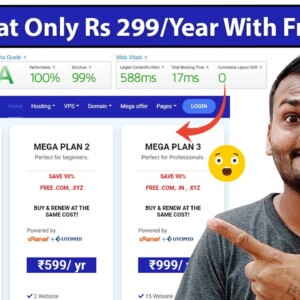 [Loot Offer] Web Hosting at Only Rs 299/Year With Free .COM Domain | Limited Time offer! 2022