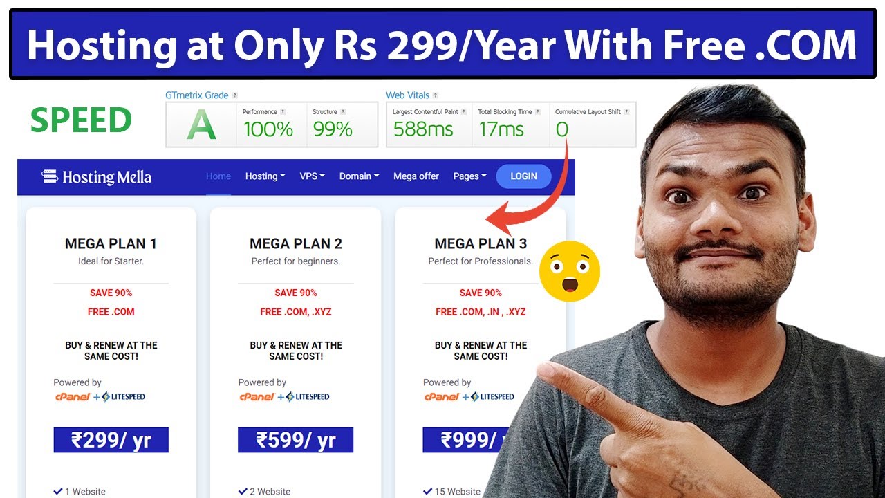[Loot Offer] Web Hosting at Only Rs 299/Year With Free .COM Domain | Limited Time offer! 2022